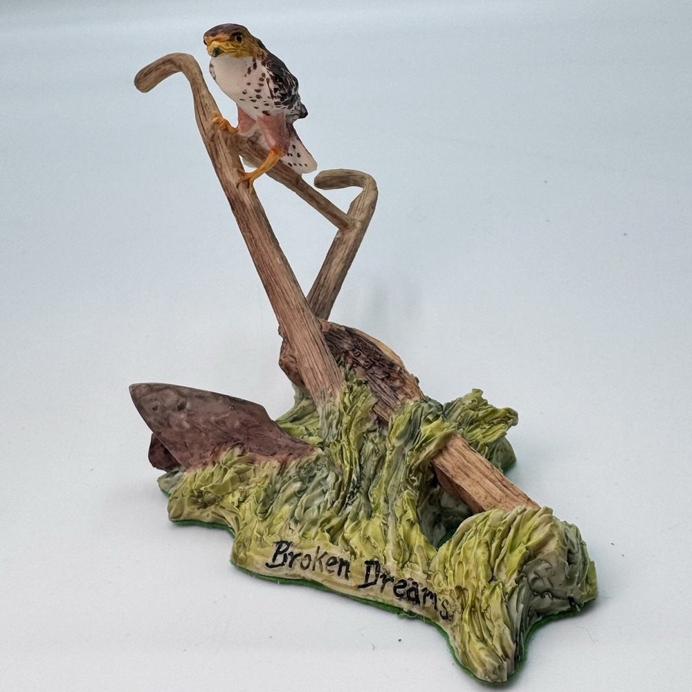 Lowell Davis‎ BROKEN DREAMS Figurine Hawk On Broken Plow BFA Schmid limited 1993